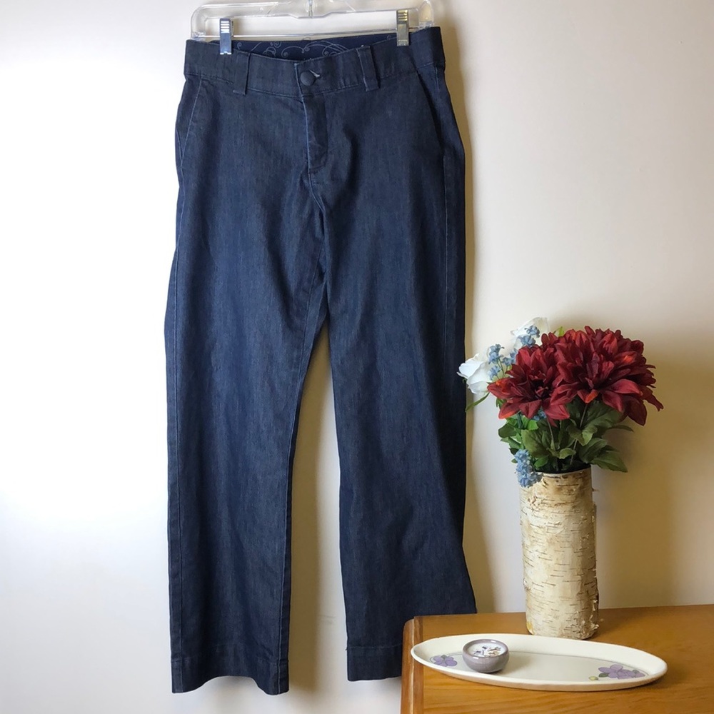 Lee Platinum Gap Free Elastic Waistband Dark Jeans